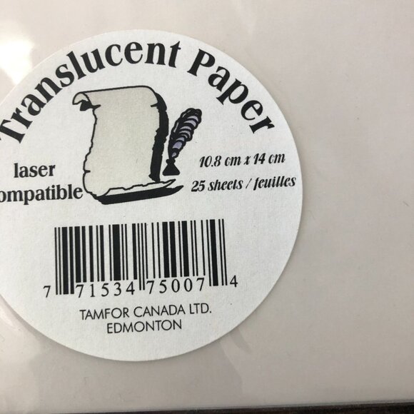 10 Blank Sheets Translucent Velum Paper - Art Crafts, Tracing, Invitations, Card - Picture 5 of 7